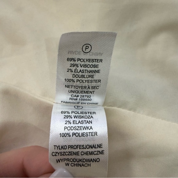 Maison d'Amélie Paris oversized blazer neutral Plaid Double Breasted large - Picture 10 of 11